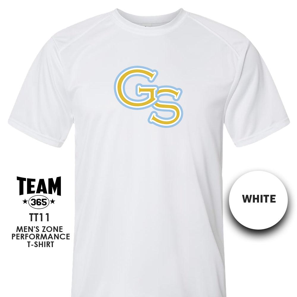 Golden Spikes Baseball V1 - Crew - Performance T-Shirt - MULTIPLE COLORS AVAILABLE - 83Swag