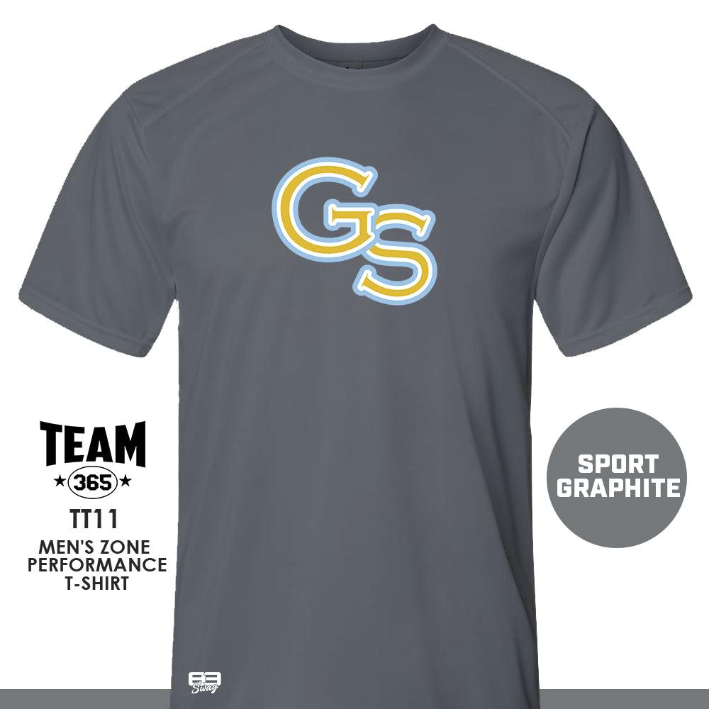 Golden Spikes Baseball V1 - Crew - Performance T-Shirt - MULTIPLE COLORS AVAILABLE - 83Swag