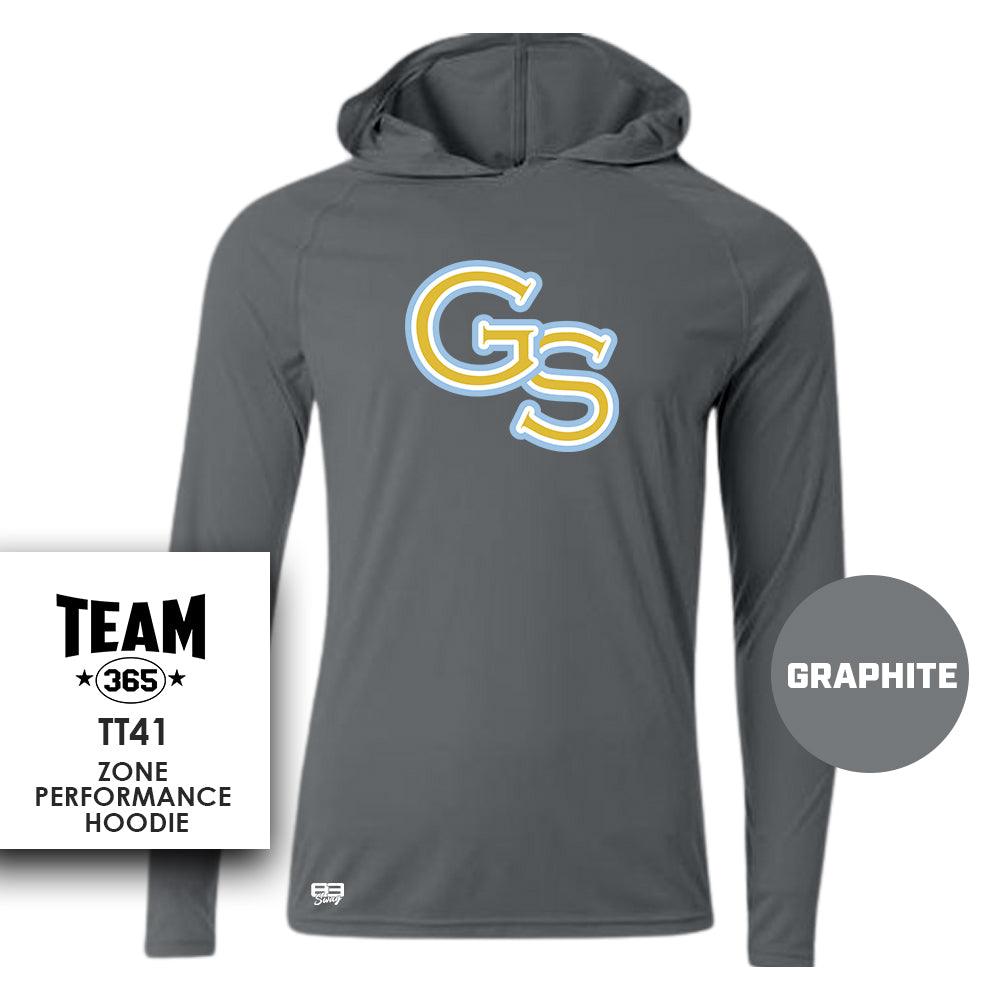 Golden Spikes Baseball V1 - Lightweight Performance Hoodie - MULTIPLE COLORS - 83Swag