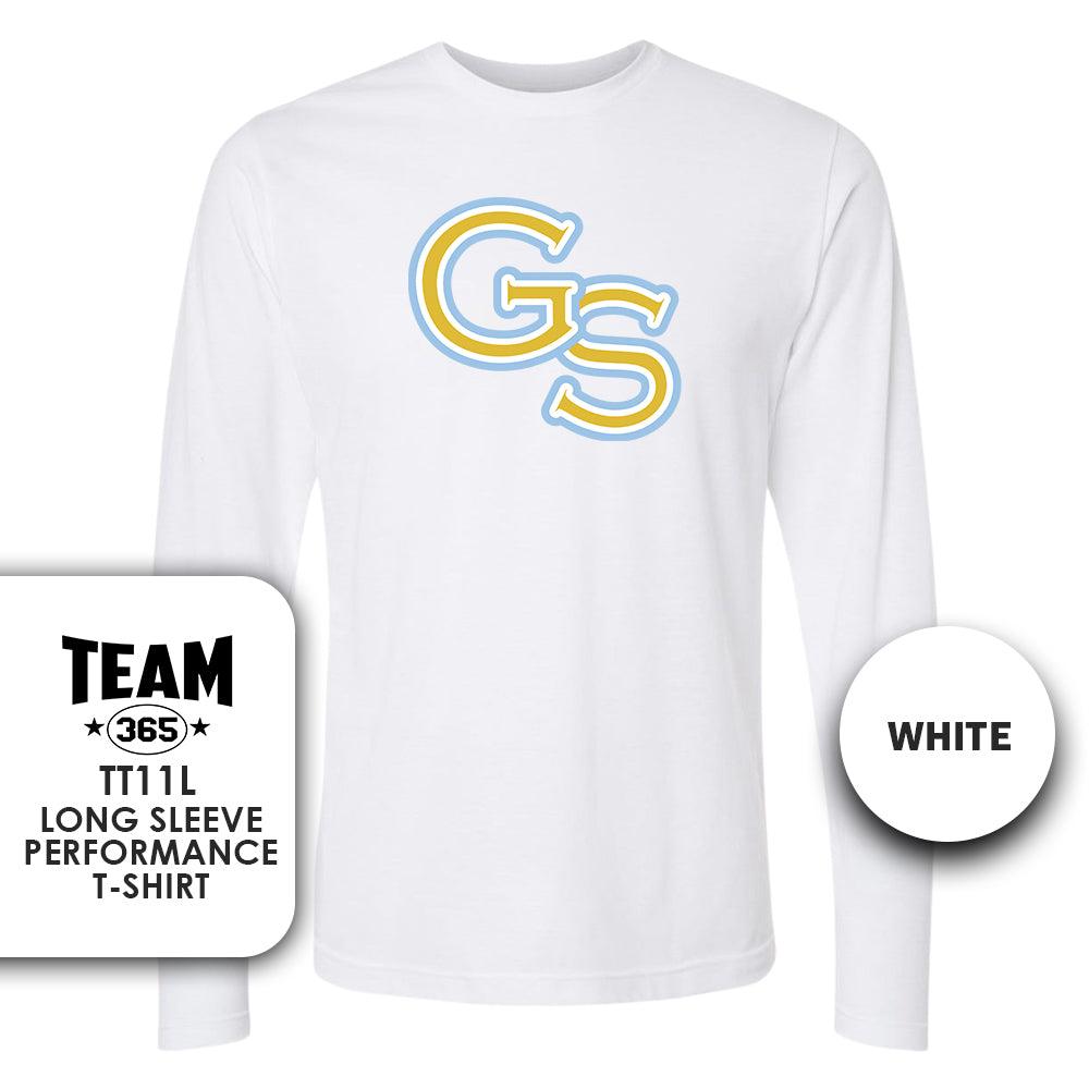 Golden Spikes Baseball V1 - Lightweight Performance Long Sleeve - MULTIPLE COLORS - 83Swag