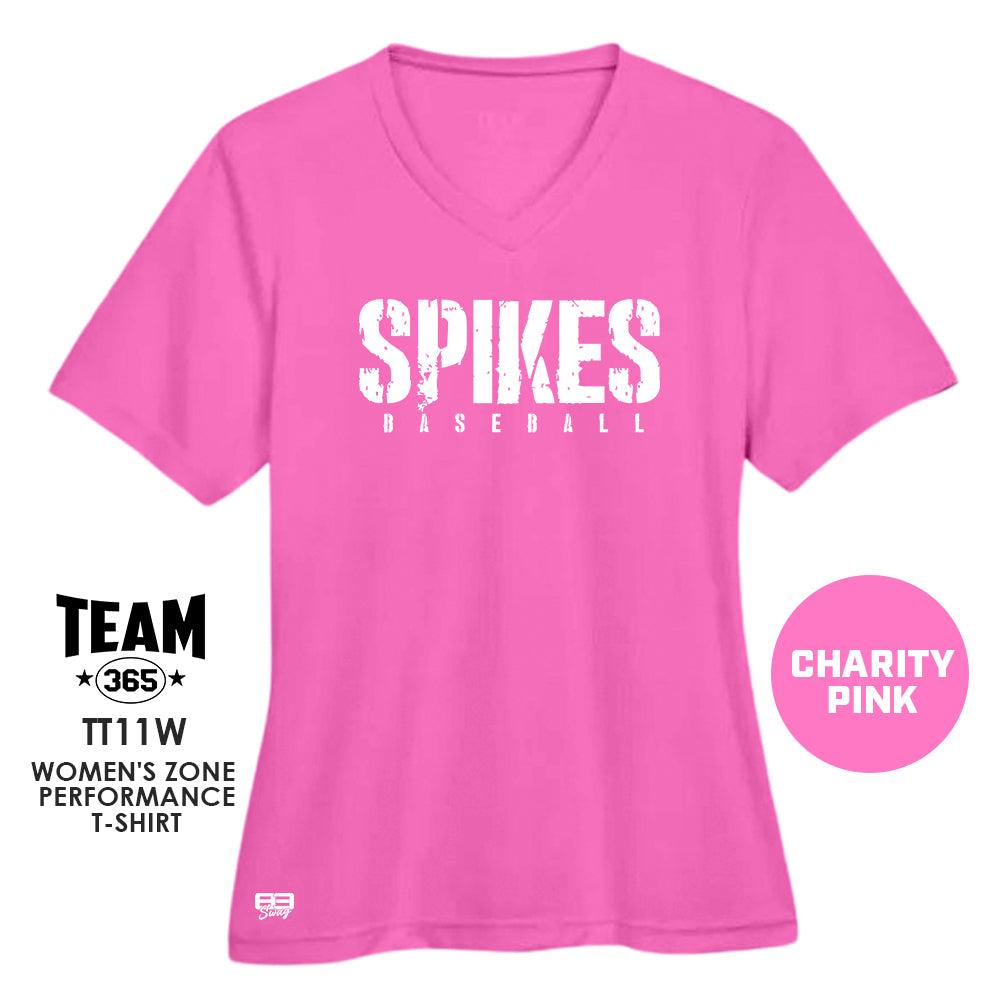 Golden Spikes Baseball V3 - Cool & Dry Performance Women's Shirt - MULTIPLE COLORS AVAILABLE - 83Swag