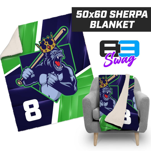 Gorilla Kings 2024 Edition - 50”x60” Plush Sherpa Blanket - 83Swag