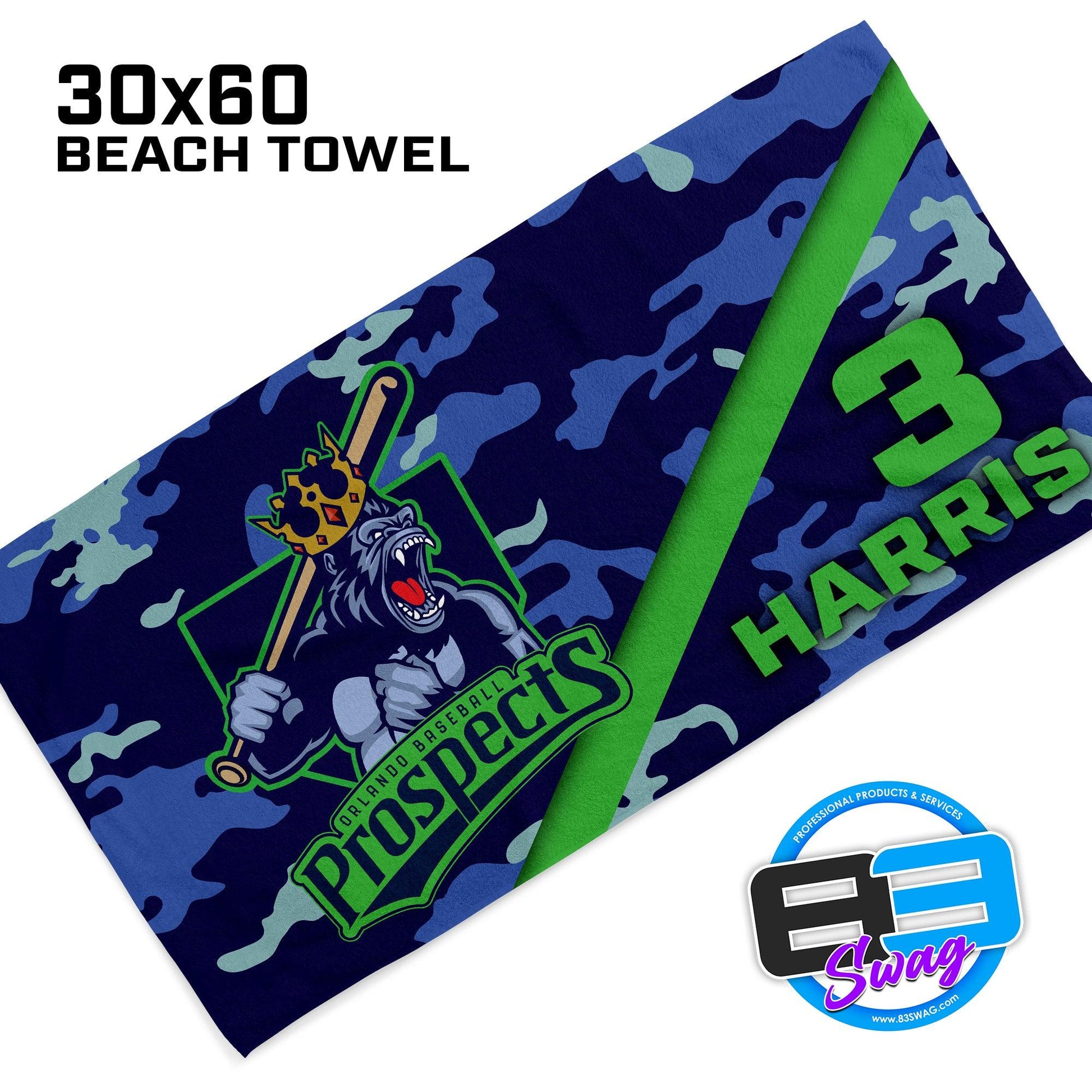 Gorilla Kings - 30"x60" Beach Towel - 83Swag