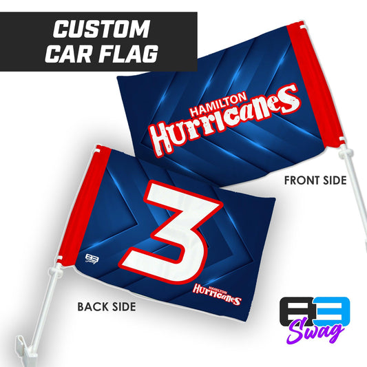 Hamilton Hurricanes 2024 Edition - Car Flag - 83Swag