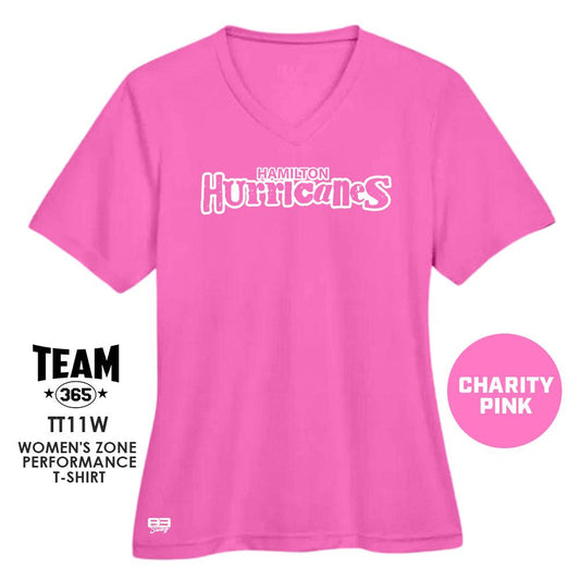 Hamilton Hurricanes 2024 EDITION - CHARITY PINK - Cool & Dry Performance Women's Shirt - 83Swag