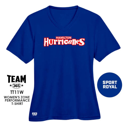 Hamilton Hurricanes 2024 EDITION - Cool & Dry Performance Women's Shirt - MULTIPLE COLORS AVAILABLE - 83Swag