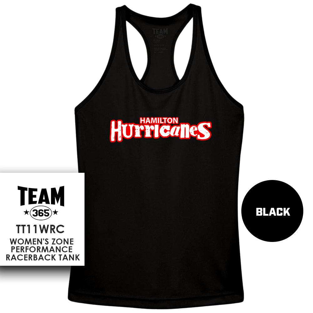 Hamilton Hurricanes 2024 EDITION - Performance Women’s Racerback T - MULTIPLE COLORS AVAILABLE - 83Swag