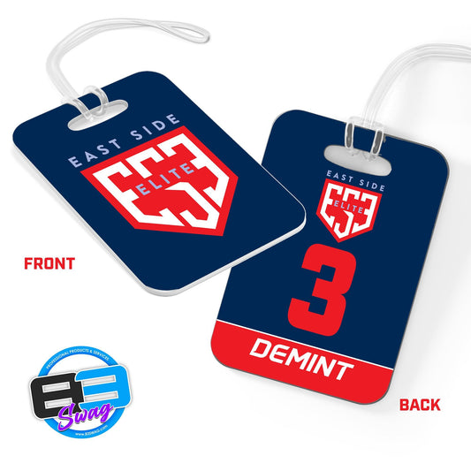 Hard Acrylic Bag Tag - East Side Elite - 83Swag