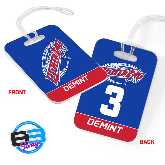 Hard Acrylic Bag Tag - East Side Lightning - 83Swag