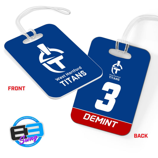 Hard Acrylic Bag Tag - WHLL 12U Titans - 83Swag