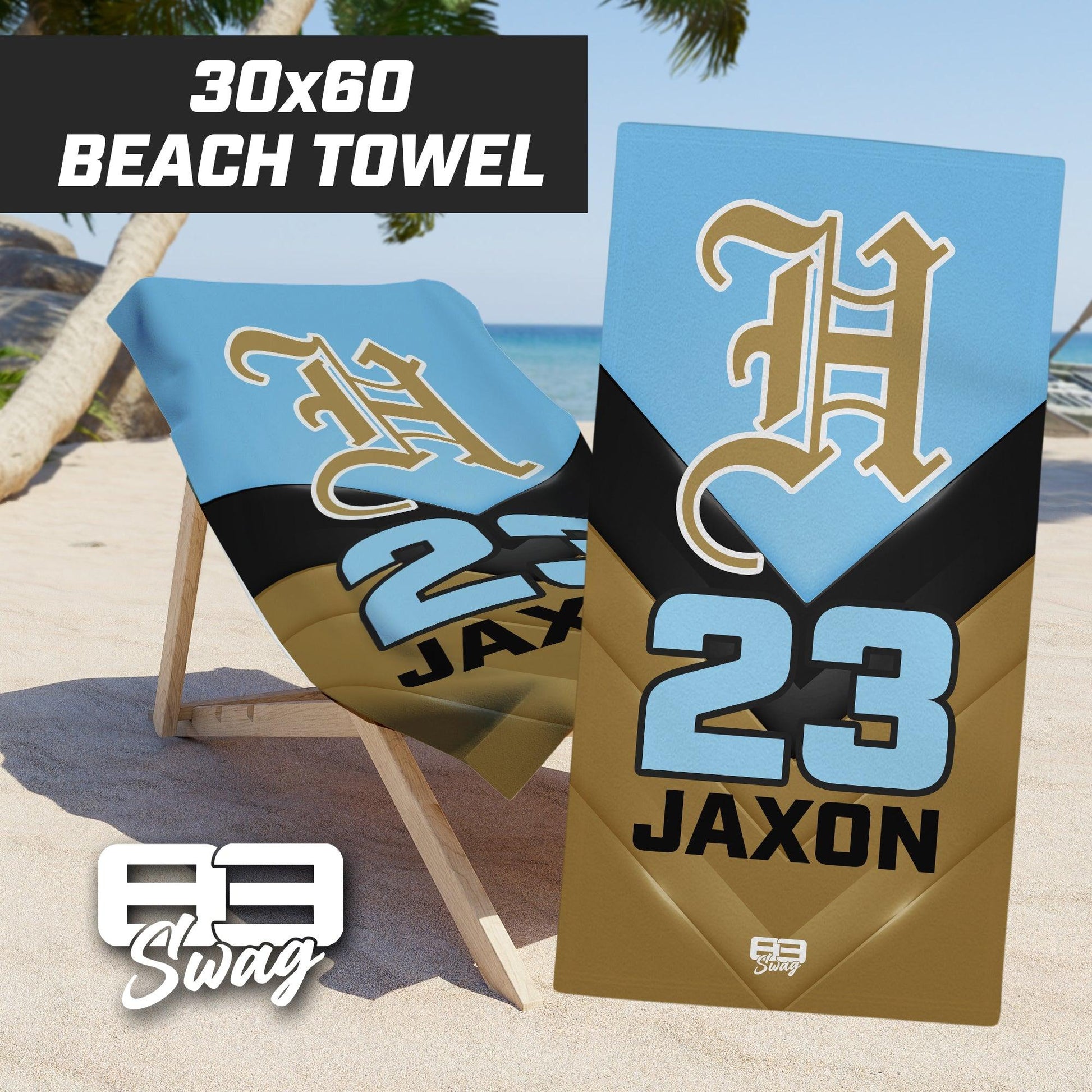 Hard Nose Baseball 2024 - 30"x60" Beach Towel - 83Swag