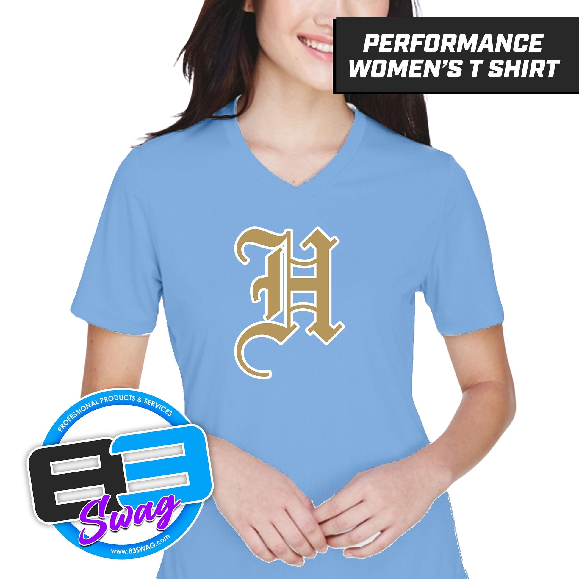 Hard Nose Baseball 2024 - LOGO 1 - Cool & Dry Performance Women's Shirt - 83Swag