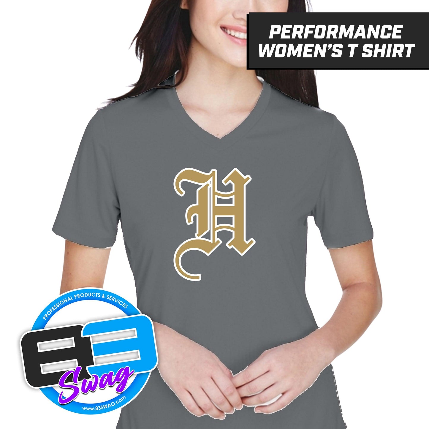 Hard Nose Baseball 2024 - LOGO 1 - Cool & Dry Performance Women's Shirt - 83Swag