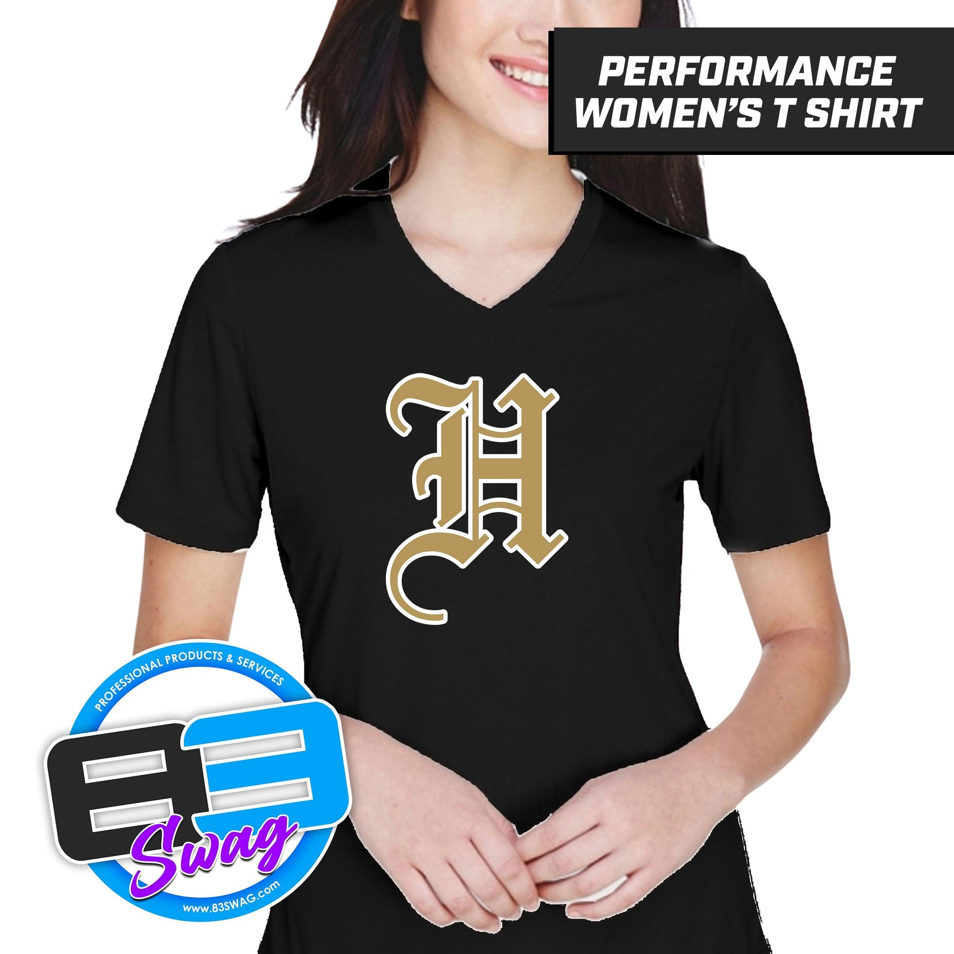 Hard Nose Baseball 2024 - LOGO 1 - Cool & Dry Performance Women's Shirt - 83Swag