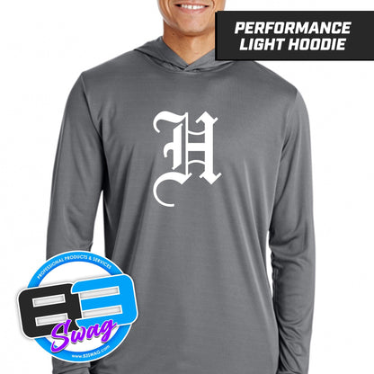 Hard Nose Baseball 2024 - LOGO 3 - Lightweight Performance Hoodie - 83Swag