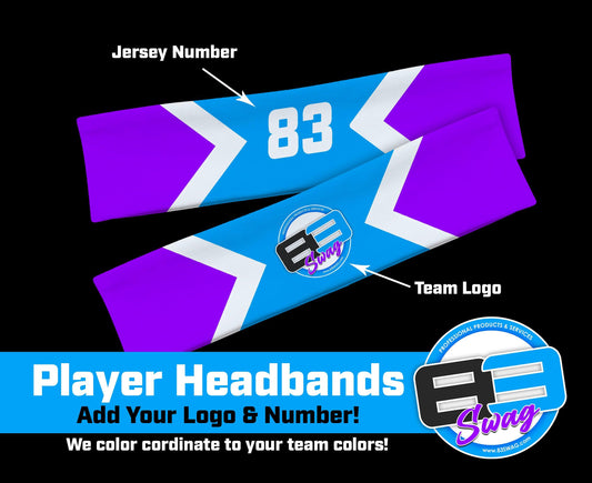 Head Bands - Supply Your Own Team Logo or Artwork! - 83Swag