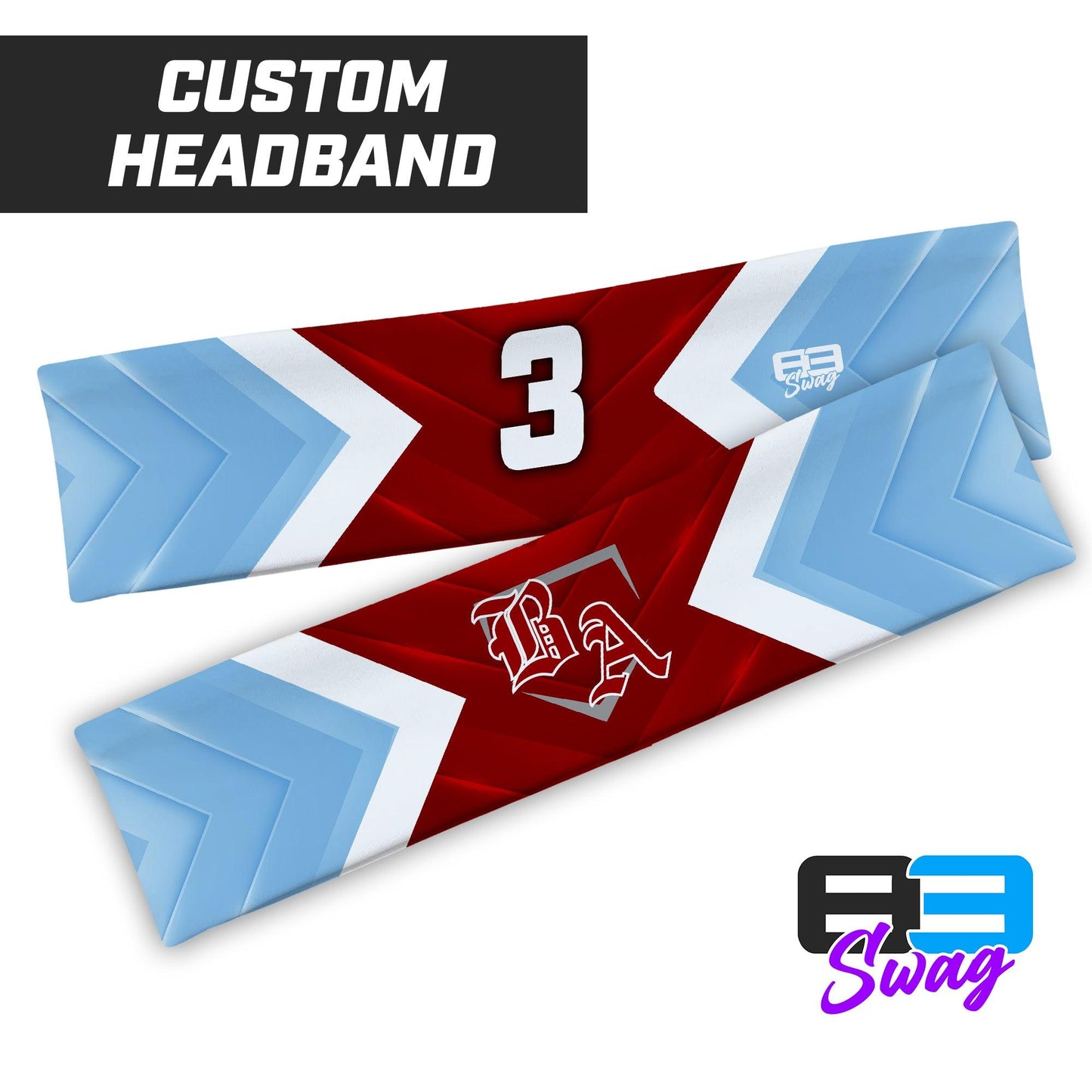 Headband - Bat Attack Baseball - 83Swag