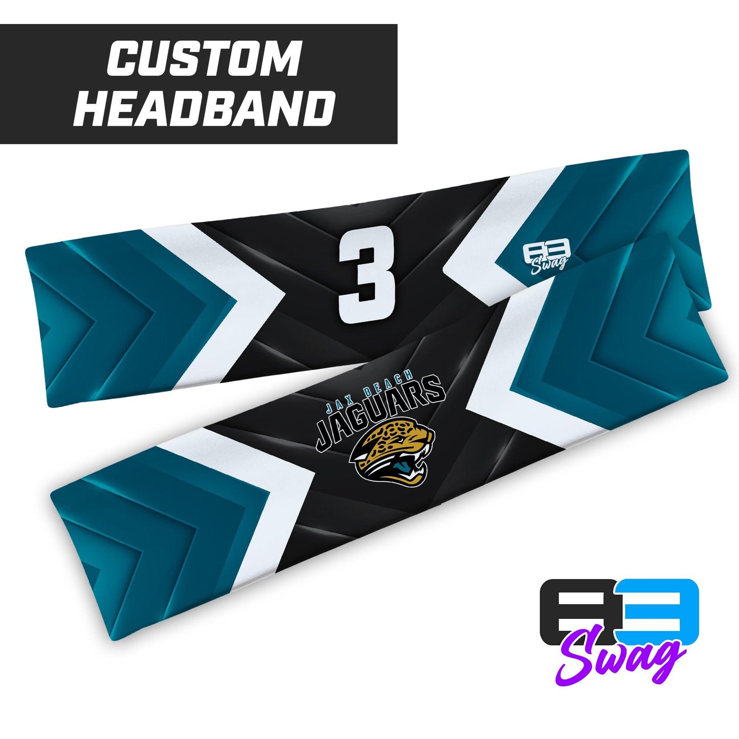 Headband - Jax Beach Jaguars Football - 83Swag