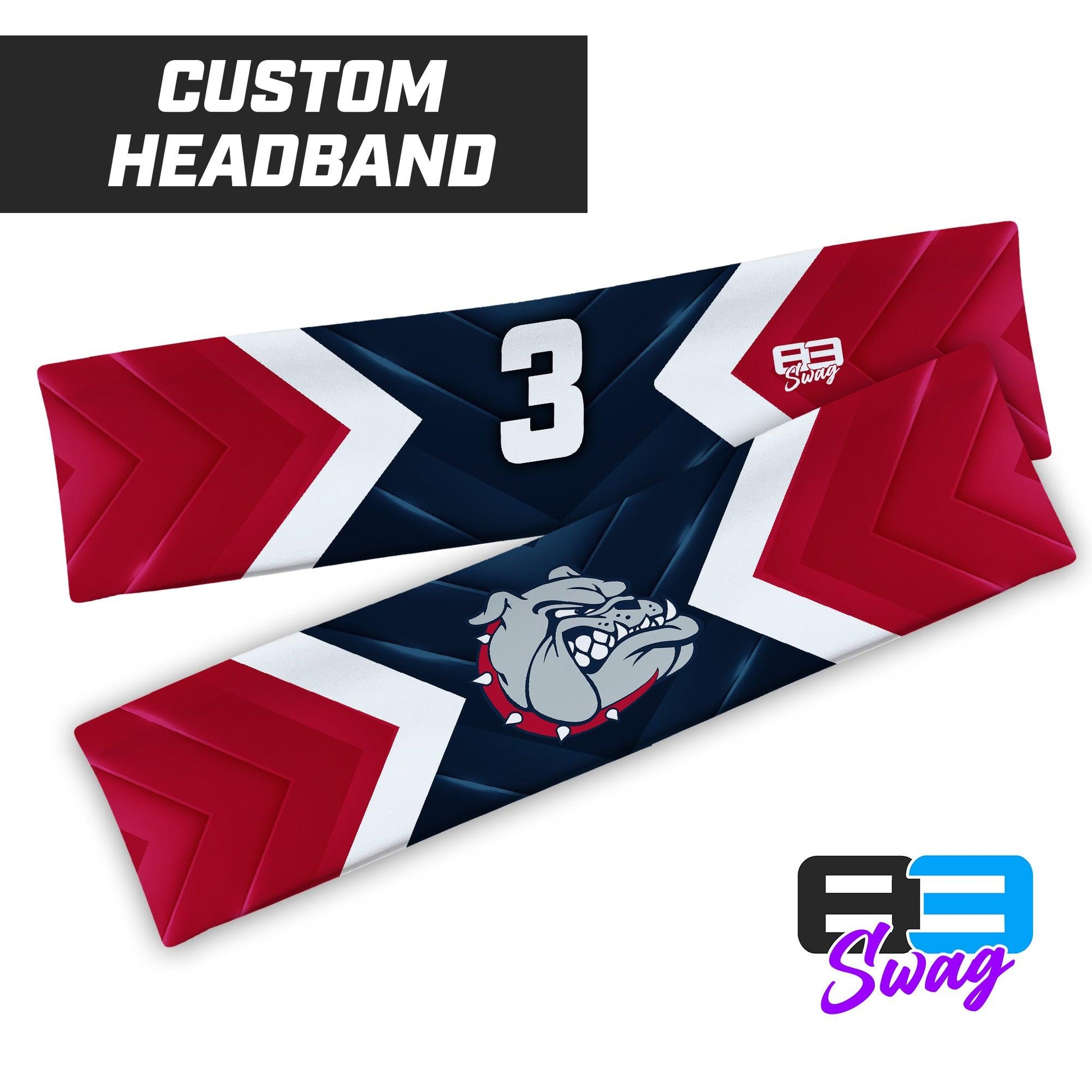 Headband - Maumelle Bulldogs Baseball - 83Swag