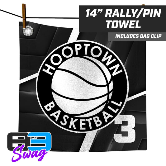 Hoop Town Basketball 2024 Edition - 14"x14" Rally Towel - 83Swag