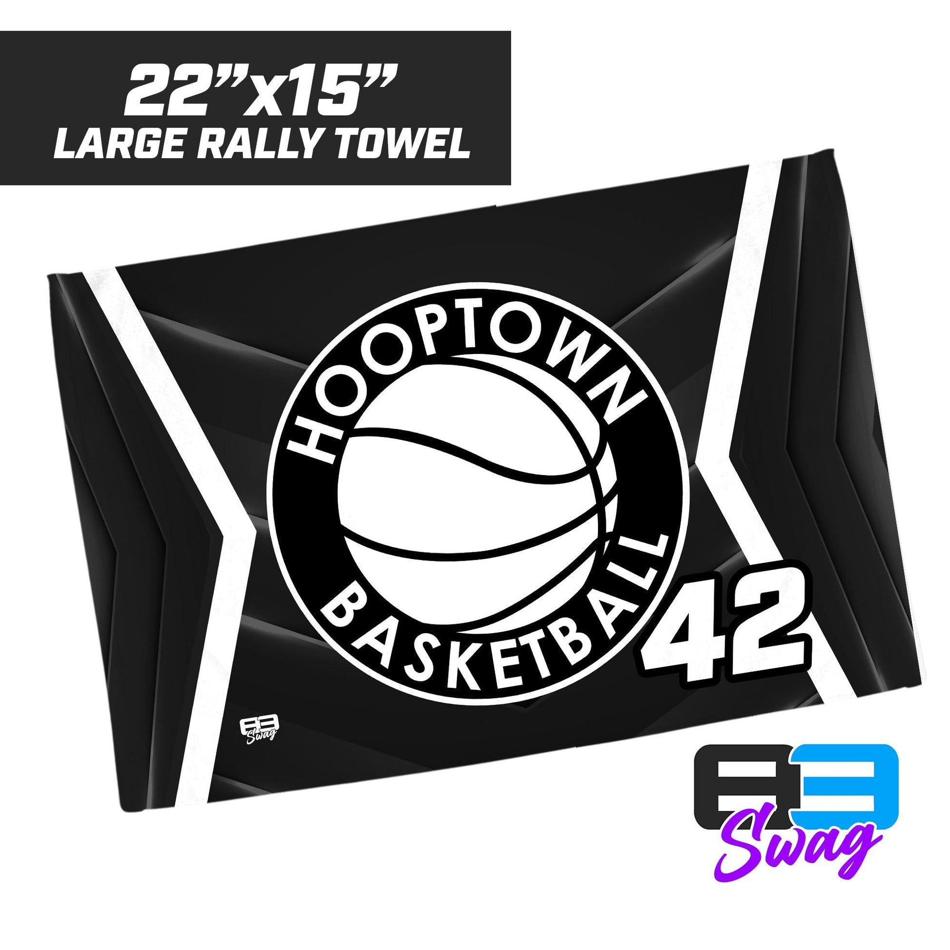 Hoop Town Basketball 2024 Edition - 22"x15" Pin Trading Towel - 83Swag