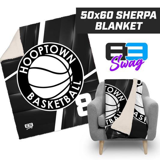 Hoop Town Basketball 2024 Edition - 50”x60” Plush Sherpa Blanket - 83Swag