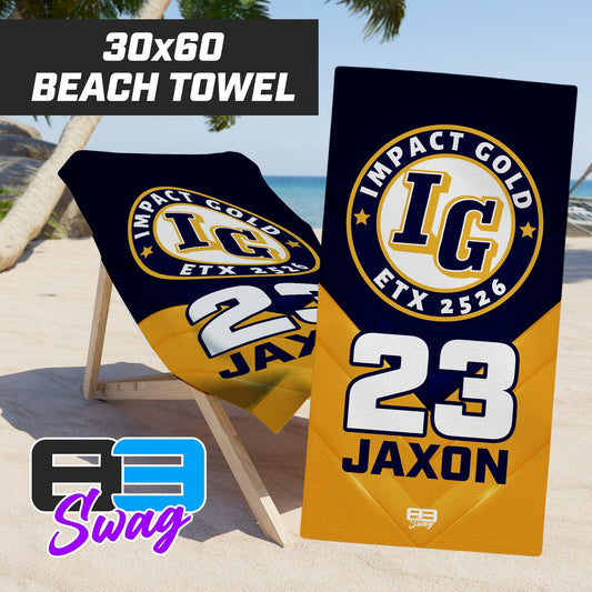 Impact Gold ETX 2526 - 30"x60" Beach Towel - 83Swag