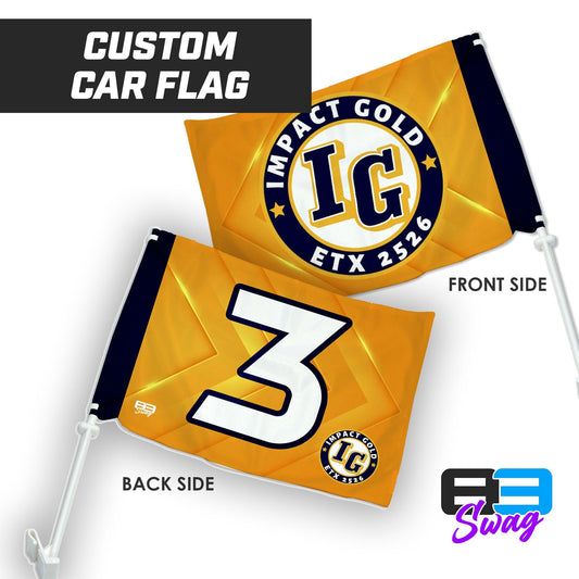 Impact Gold ETX 2526 - Car Flag - 83Swag