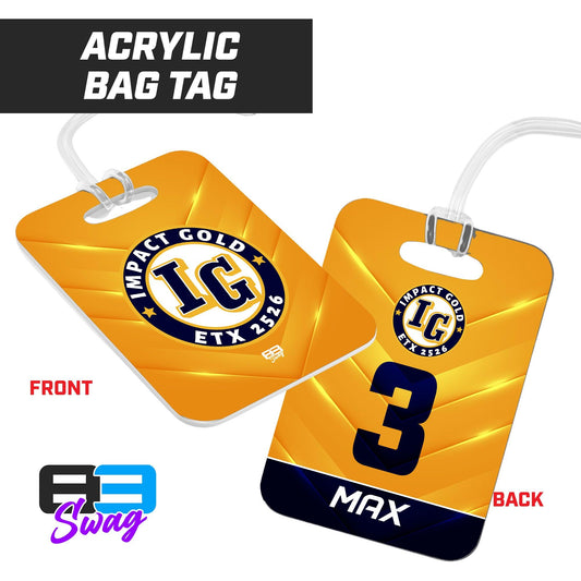 Impact Gold ETX 2526 - Hard Acrylic Bag Tag - 83Swag