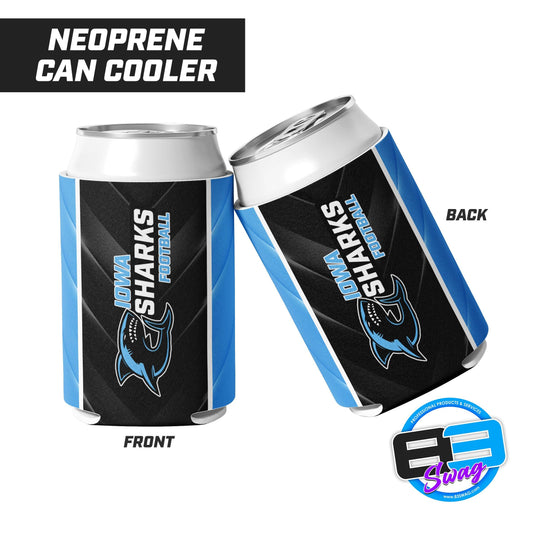 Iowa Sharks Football - Can Cooler - 83Swag