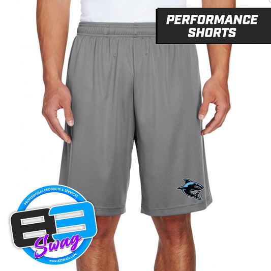 Iowa Sharks - Youth & Adult Zone Performance Shorts - 83Swag