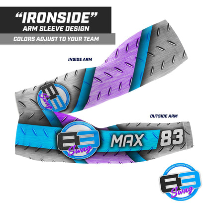 IRONSIDE Design - Custom Arm Sleeve - Supply Your Team Logo & Colors! - 83Swag