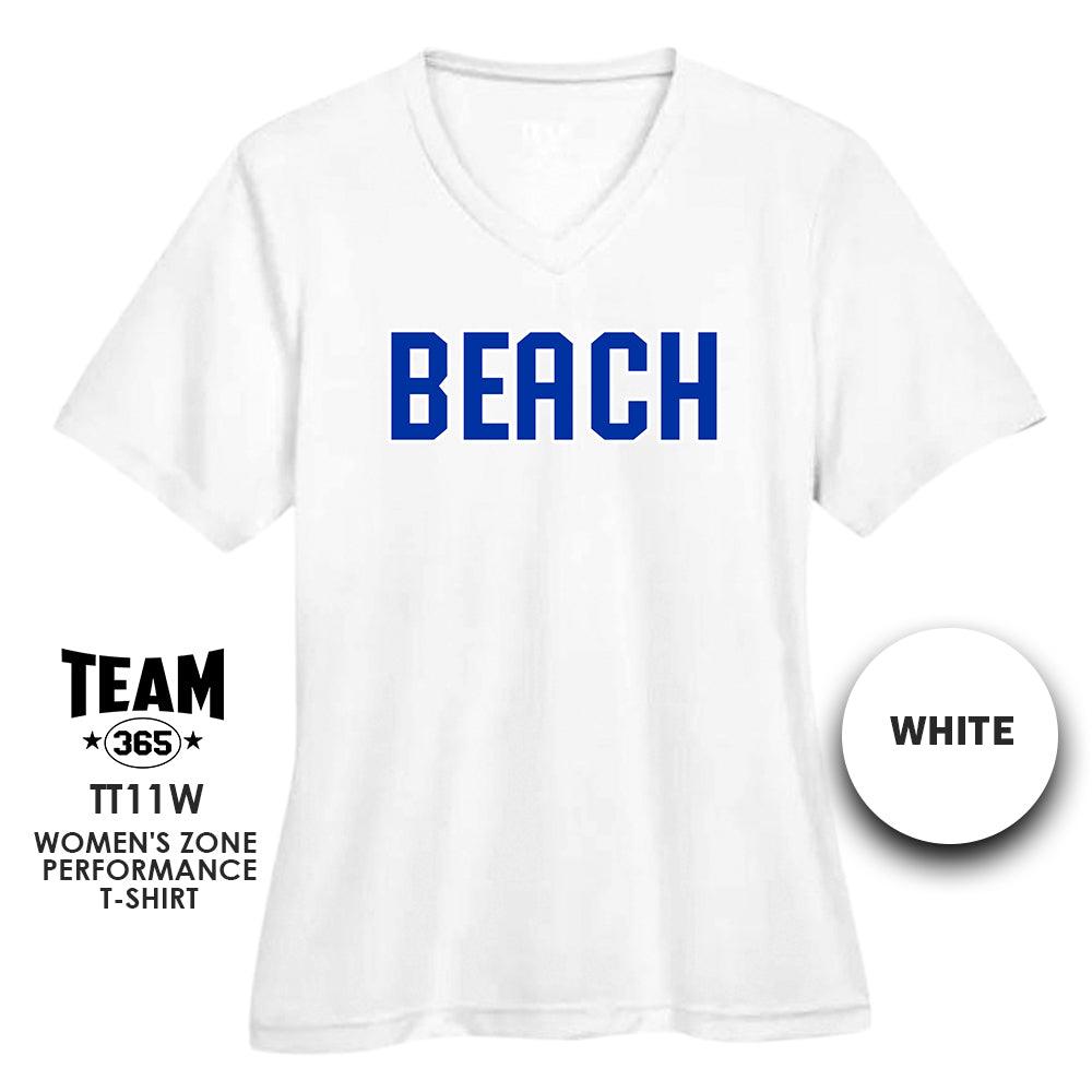 Jax Beach Baseball - BEACH VERSION - Cool & Dry Performance Women's Shirt - MULTIPLE COLORS AVAILABLE - 83Swag