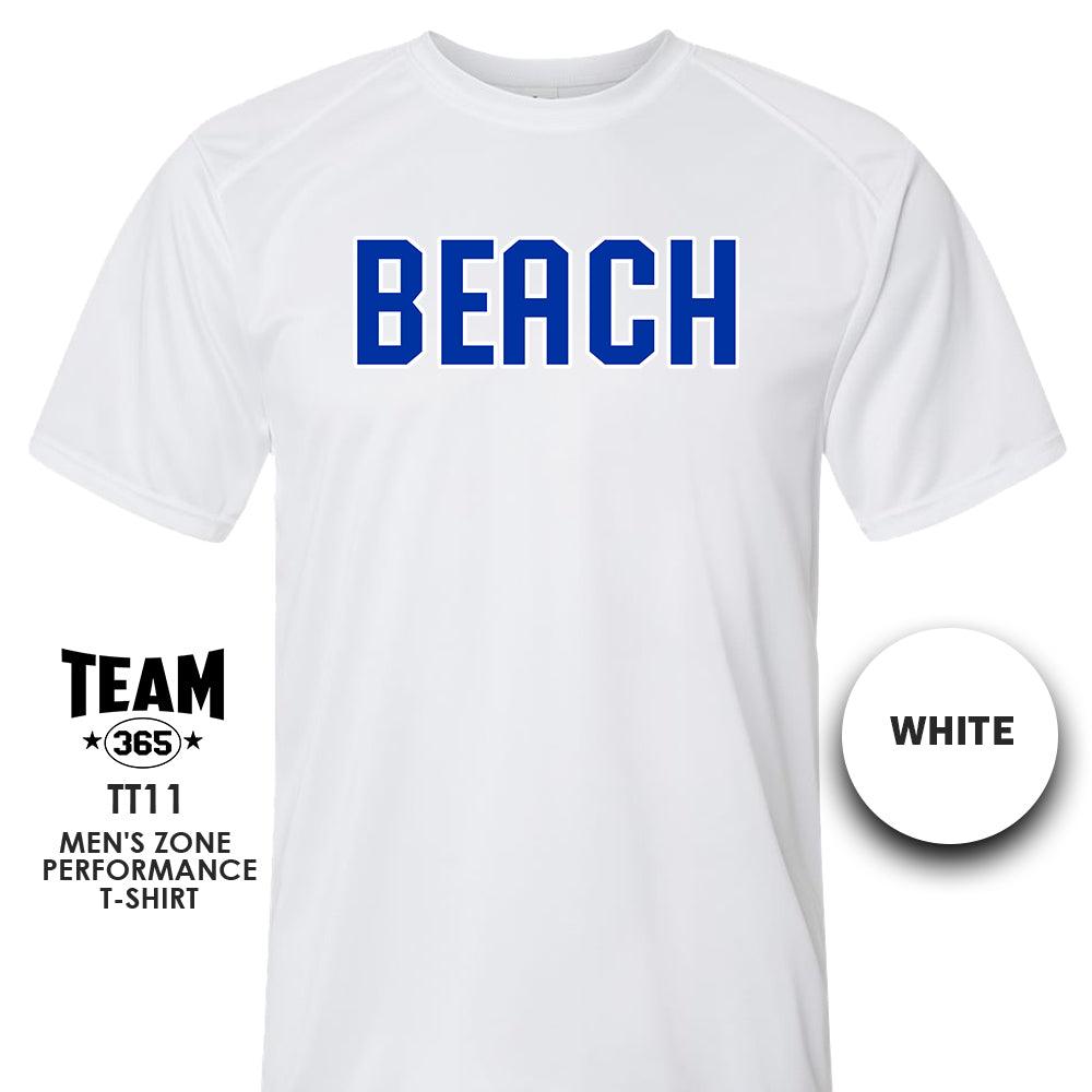 Jax Beach Baseball - BEACH VERSION - Crew - Performance T-Shirt - MULTIPLE COLORS AVAILABLE - 83Swag