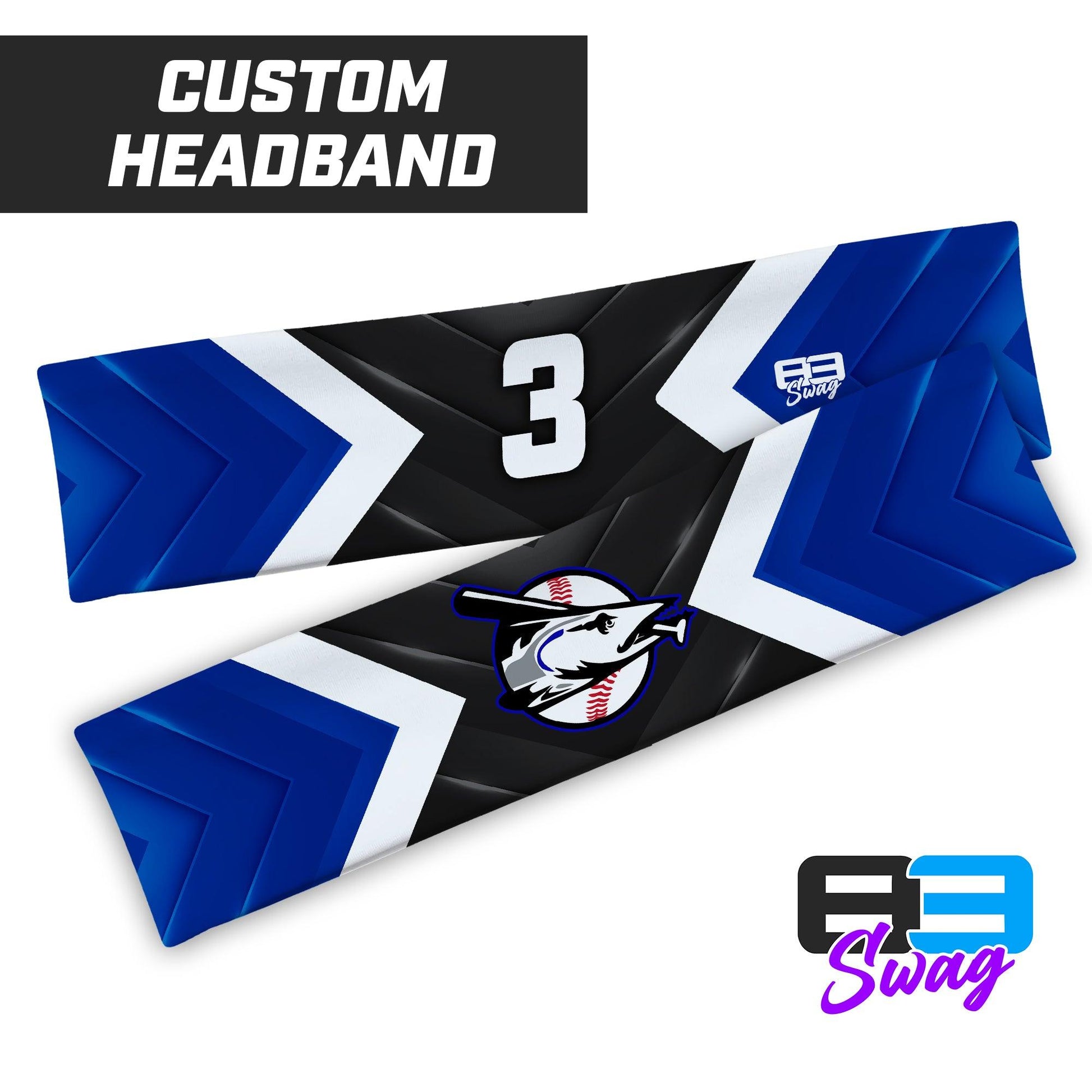 Jax Beach Baseball - CUDA Version - Headband - 83Swag