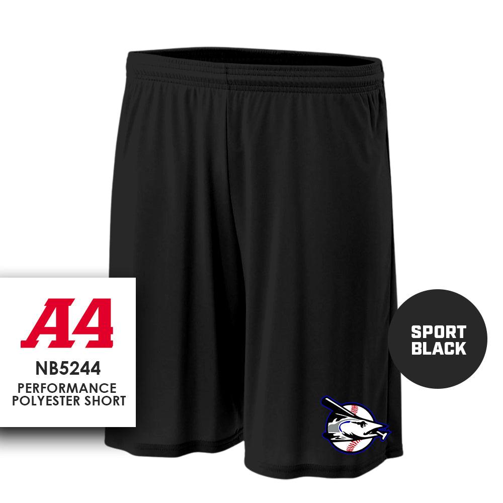 Jax Beach Baseball - CUDA VERSION - Performance Shorts - 83Swag