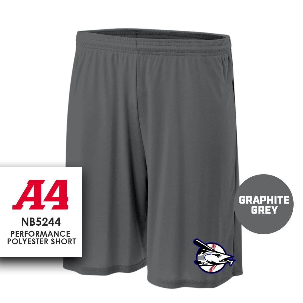 Jax Beach Baseball - CUDA VERSION - Performance Shorts - 83Swag