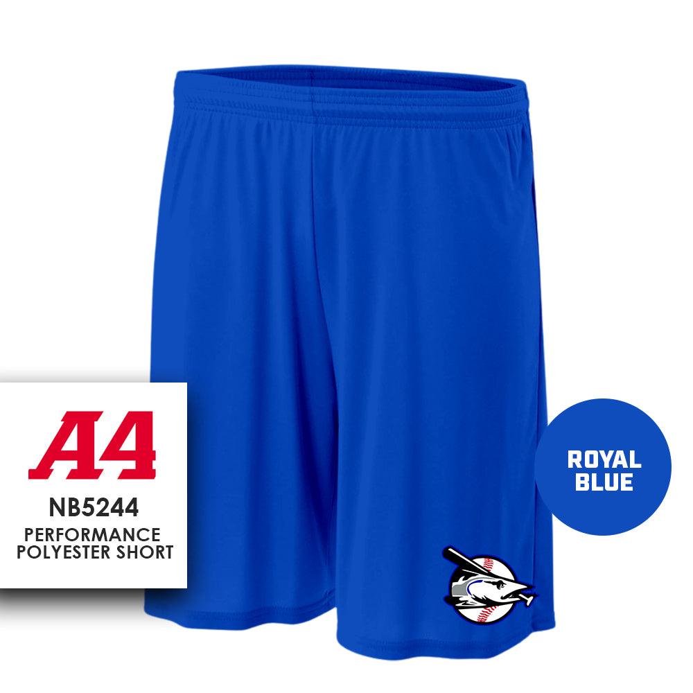 Jax Beach Baseball - CUDA VERSION - Performance Shorts - 83Swag