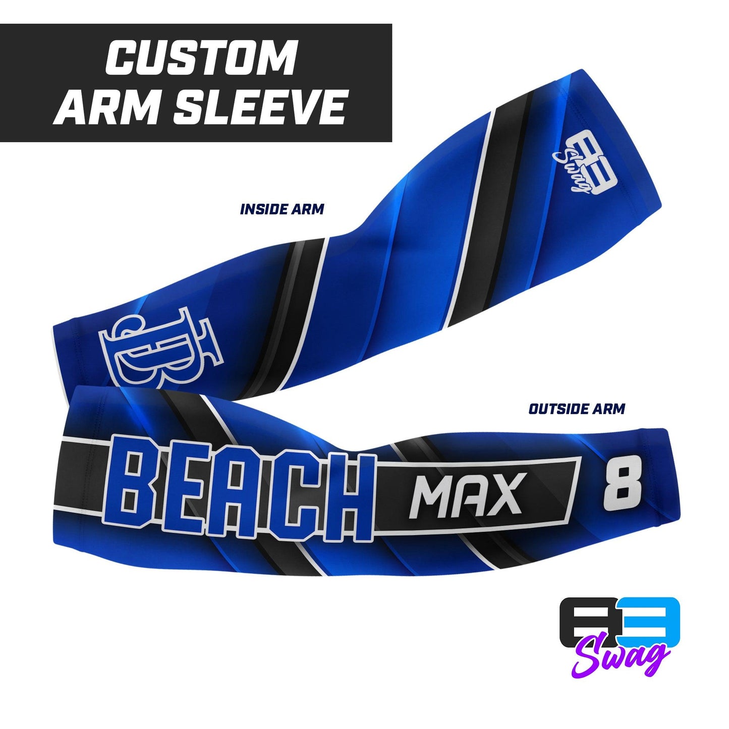 Jax Beach Baseball - JB VERSION - Arm Sleeve - 83Swag