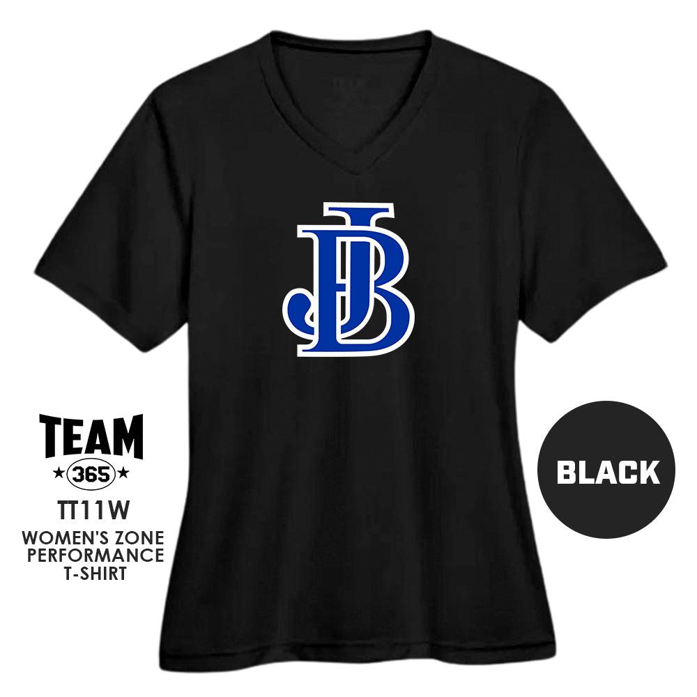 Jax Beach Baseball - JB VERSION - Cool & Dry Performance Women's Shirt - MULTIPLE COLORS AVAILABLE - 83Swag