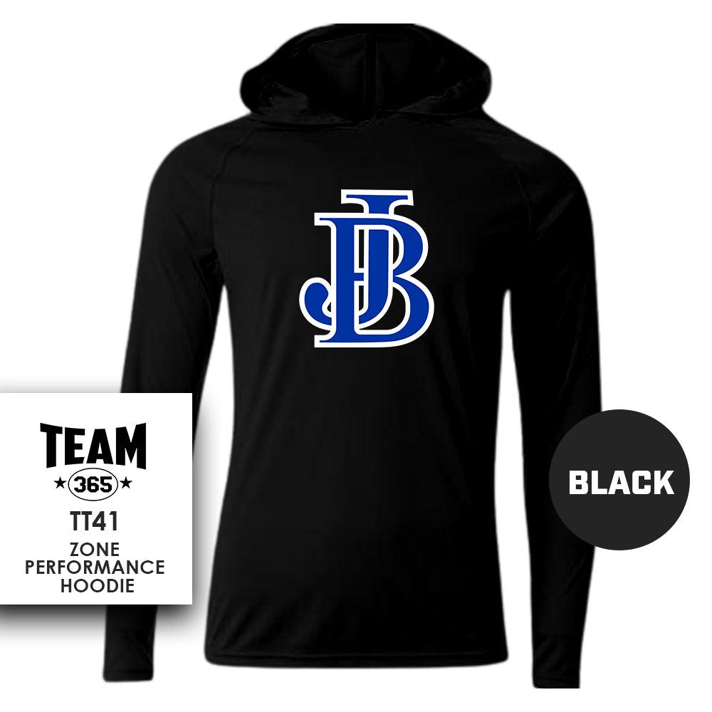 Jax Beach Baseball - JB VERSION - Lightweight Performance Hoodie - MULTIPLE COLORS - 83Swag