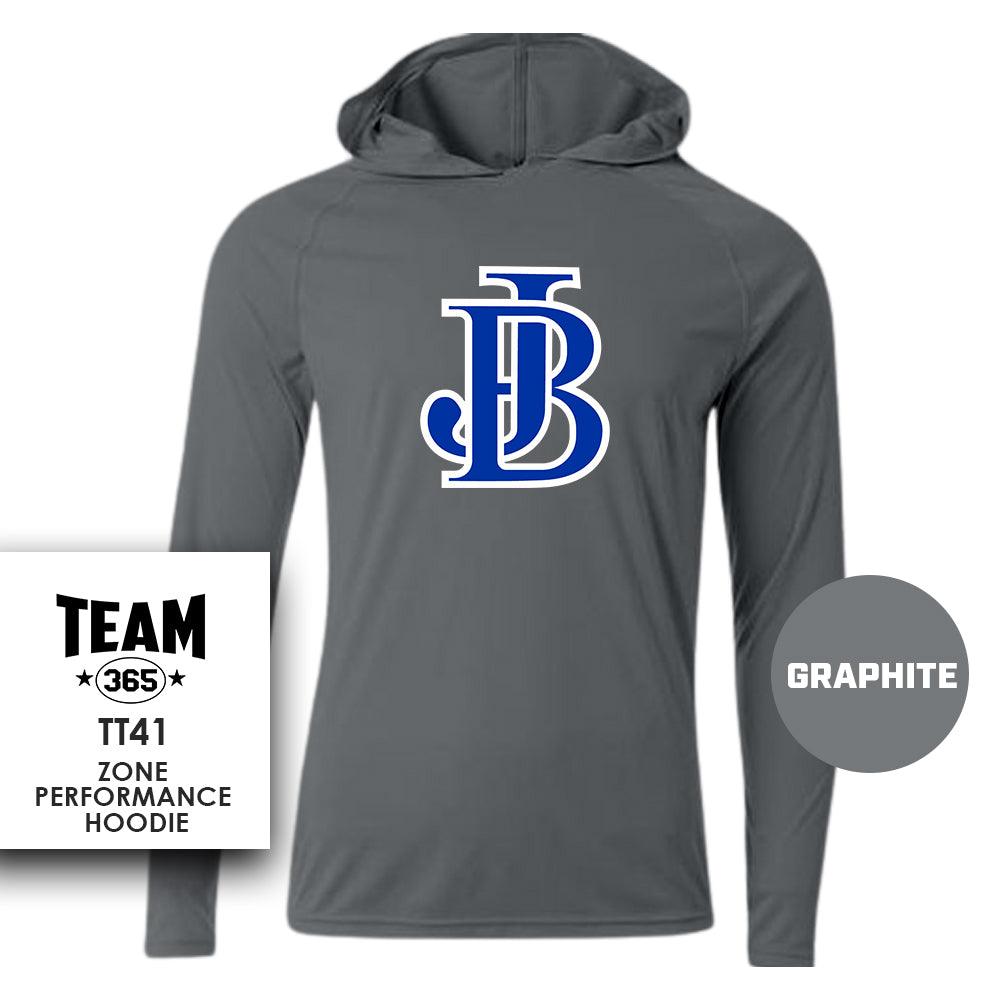 Jax Beach Baseball - JB VERSION - Lightweight Performance Hoodie - MULTIPLE COLORS - 83Swag