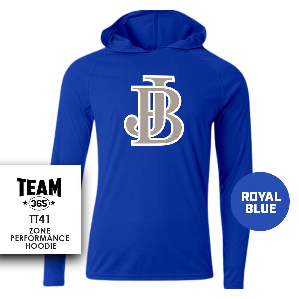 Jax Beach Baseball - JB VERSION - Lightweight Performance Hoodie - MULTIPLE COLORS - 83Swag