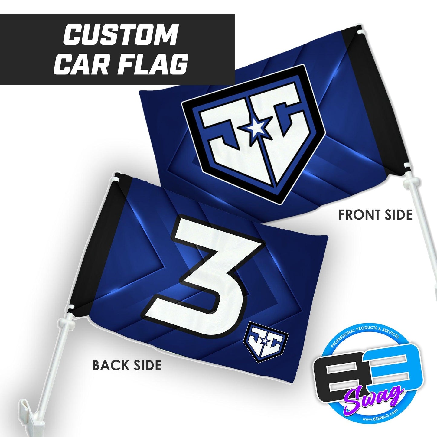 JCB - Julington Creek Baseball - Car Flag - 83Swag