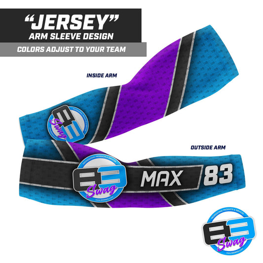 JERSEY Design - Custom Arm Sleeve - Supply Your Team Logo & Colors! - 83Swag