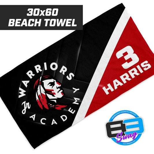 Jr Warriors - 30"x60" Beach Towel - 83Swag