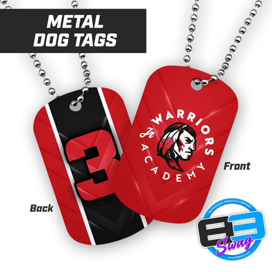 Jr Warriors - Double Sided Dog Tags - Includes Chain - 83Swag
