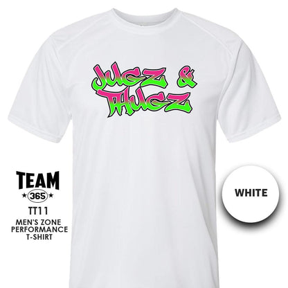 Jugz N Thugz CoEd Softball 2024 EDITION - Crew - Performance T-Shirt - MULTIPLE COLORS AVAILABLE - 83Swag