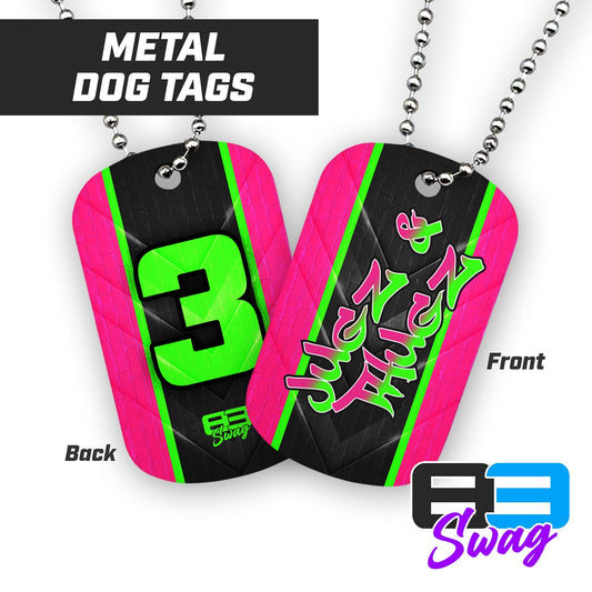 Jugz N Thugz CoEd Softball 2024 Edition - Double Sided Dog Tags - Includes Chain - 83Swag