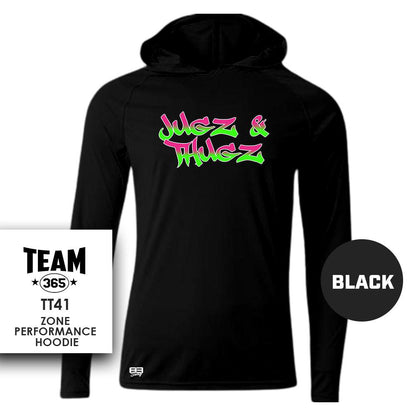 Jugz N Thugz CoEd Softball 2024 EDITION - Lightweight Performance Hoodie - MULTIPLE COLORS - 83Swag